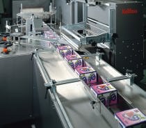 150 Packungen/min im Folienvolleinschlag