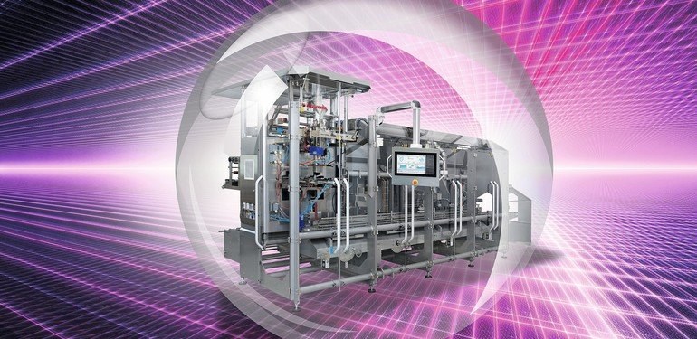 Blockpackmaschine für Mehl