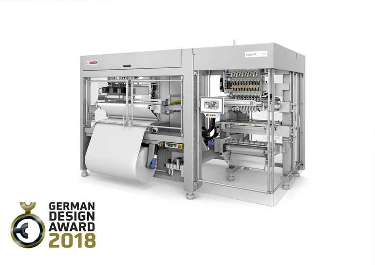 Bosch Packaging Technology gewinnt German Design Award 2018