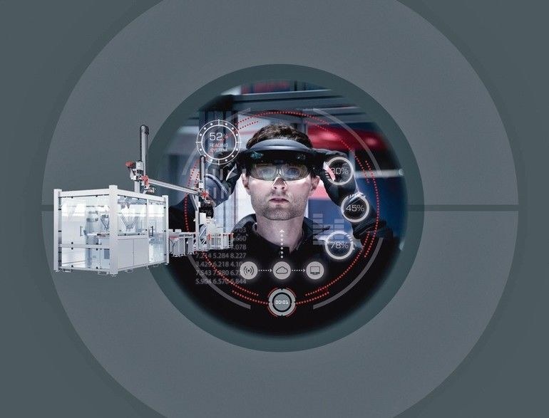 Brille für Augmented Reality