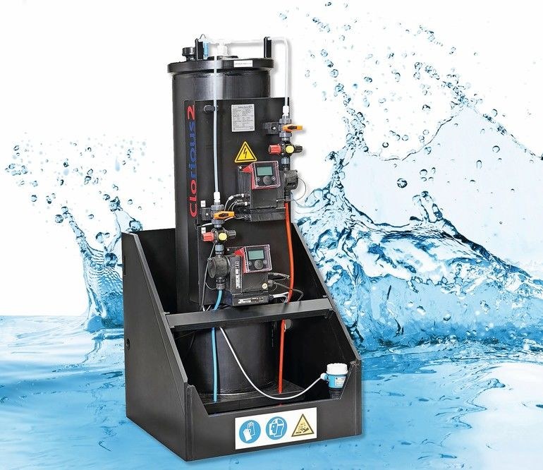 Desinfektionssystem entkeimt Brüdenwasser