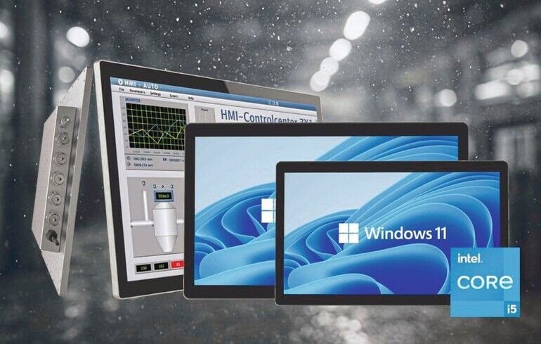 Edelstahl-Panel-PCs mit IP 66-Schutz