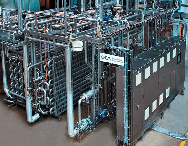 Energiesparende Pasteurisationsanlage