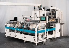 Flachbeutelmaschine mit Kartonierung