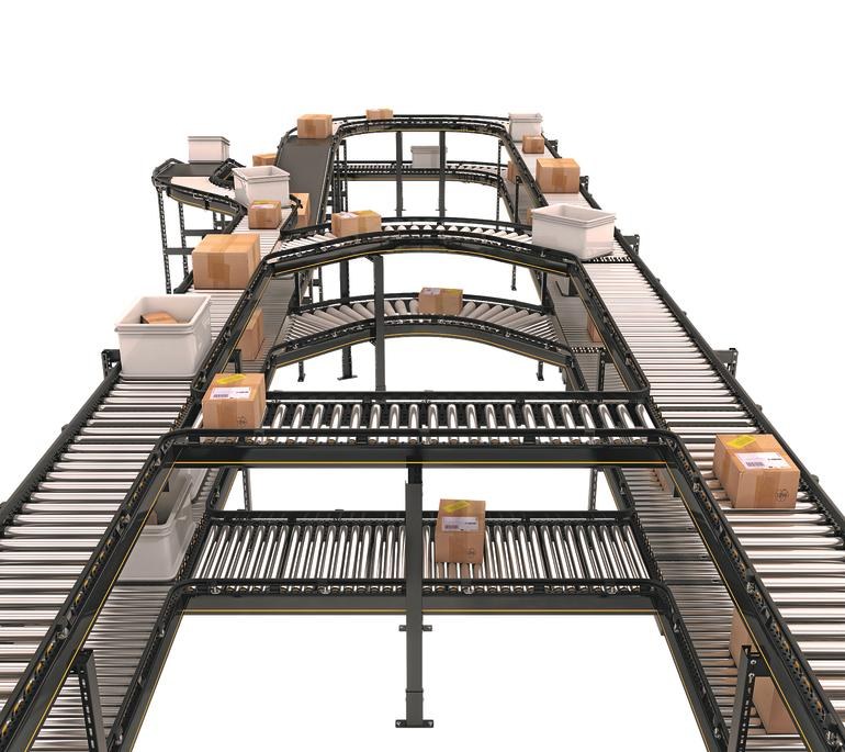 Fördererplattform für die interne Logistik