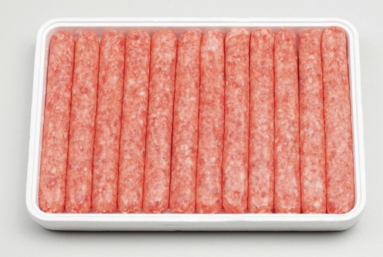 Frischwurst vollautomatisch gruppieren