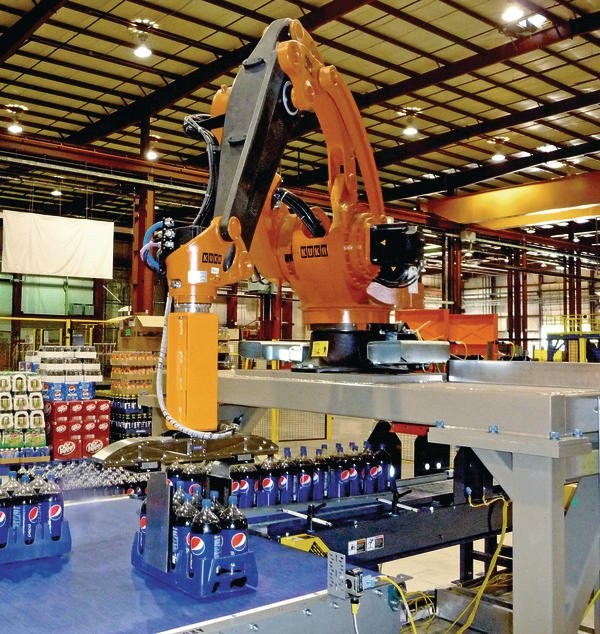 Gemischte Paletten von Roboterhand