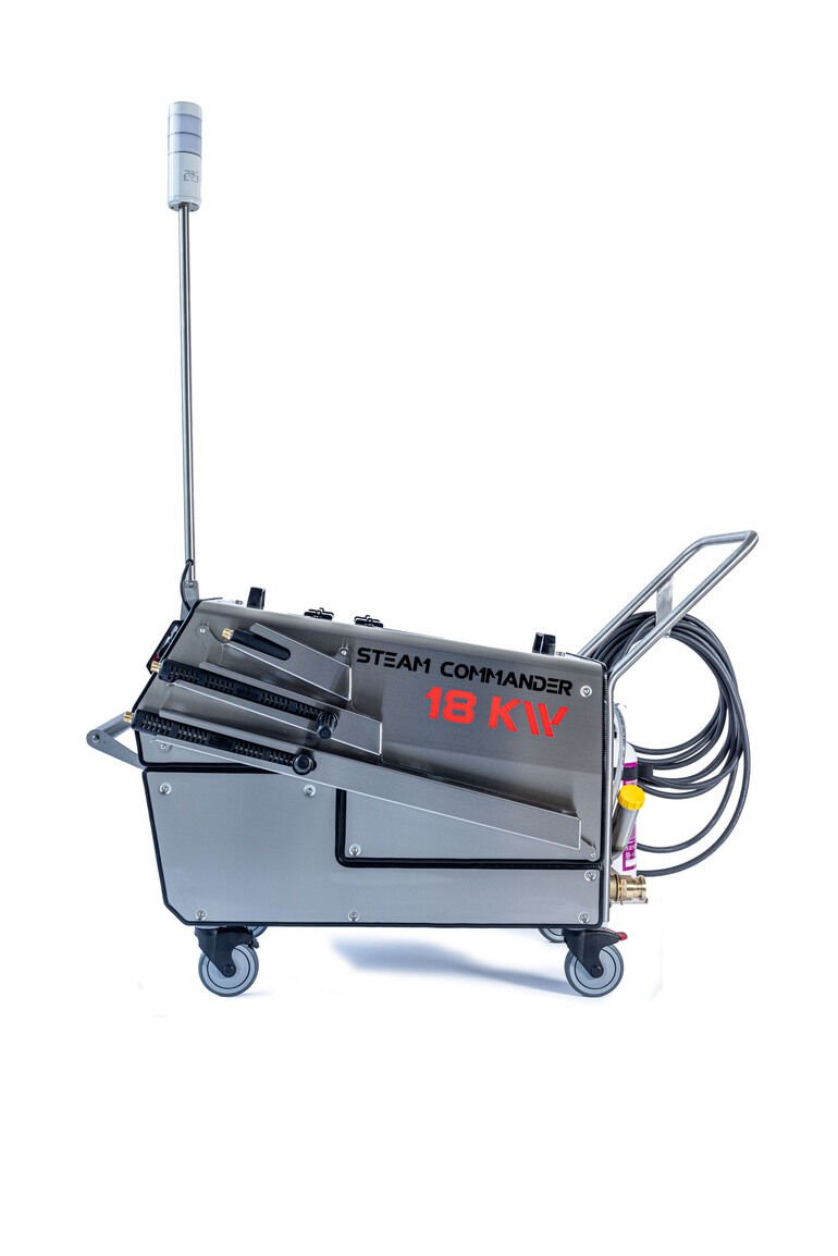 Hybrider Dampfreiniger für die Lebensmittelindustrie