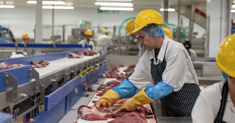 Kameras schützen Fleischproduktionshalle vor Bränden