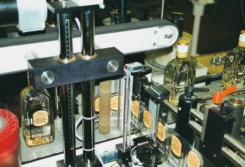 Klarer Blick auf Blattgoldstückchen