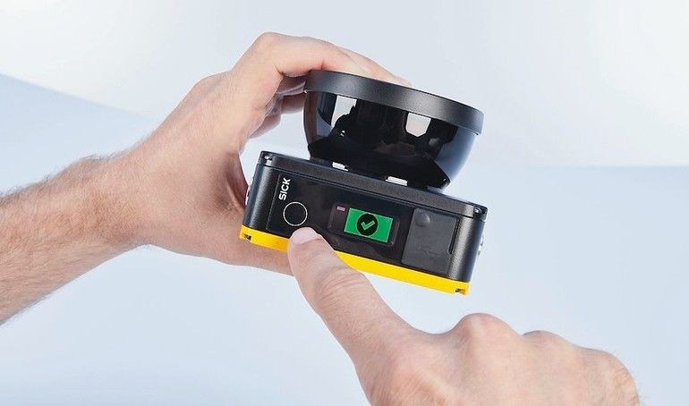 Kompakter Sicherheitslaserscanner
