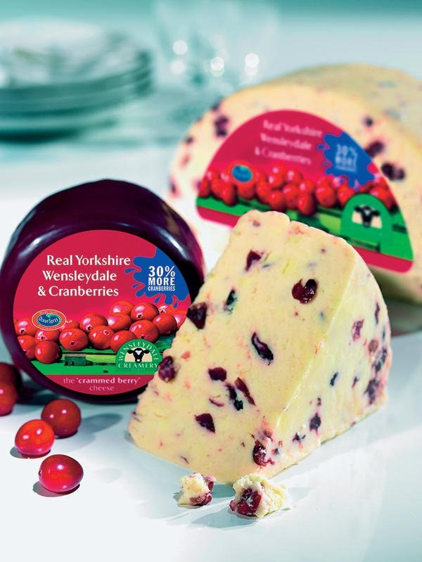 Mehr Cranberries im Käse