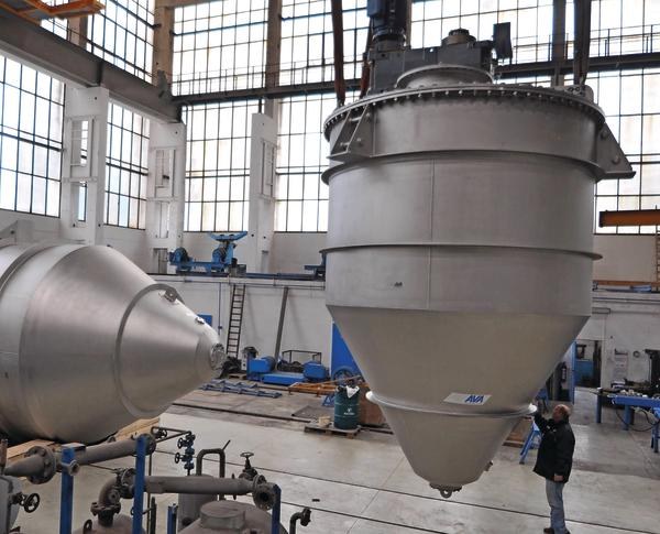 Mischwerk fliegend gelagert