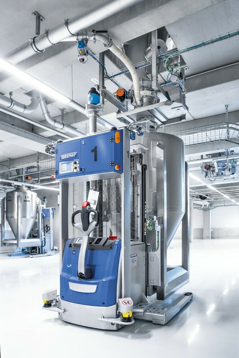 Mit integriertem Container Handling System
