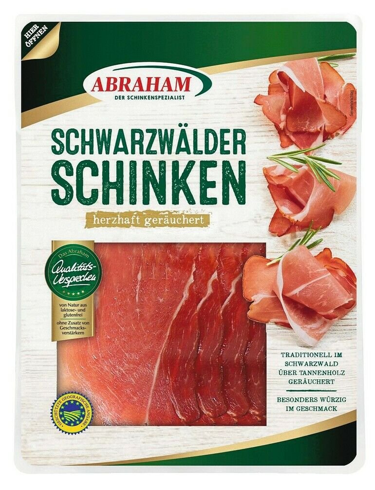 Nachhaltige Verpackung für Rohschinken