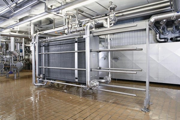Pasteur mit hoher Wärmeübertragungsrate