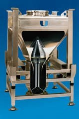Pulver-Handling mit Container-Systemen