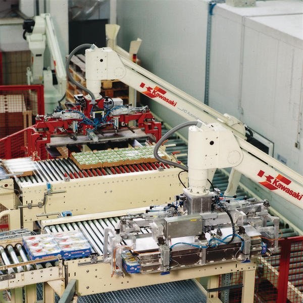 Robotertechnik in der Milchverarbeitung