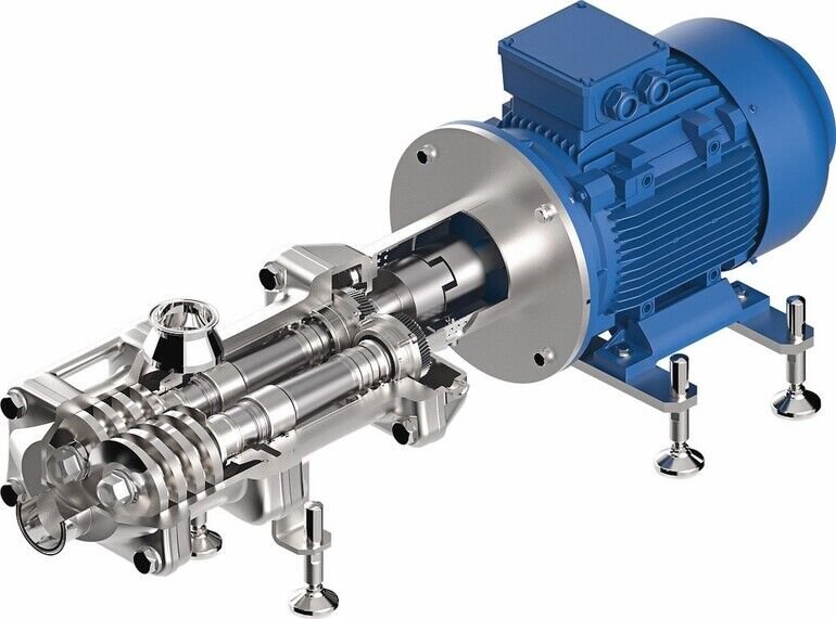 Schraubenspindelpumpe im Design verbessert
