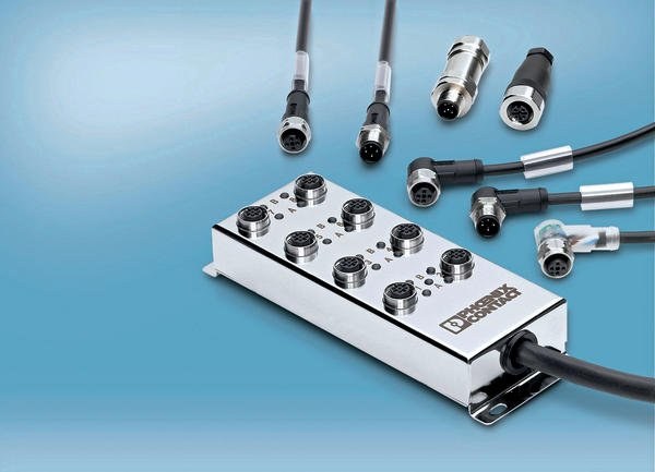 Sensor-/Aktor-Verkabelung in Edelstahl