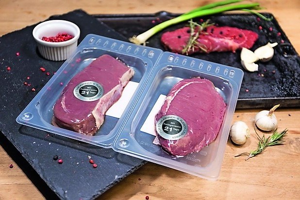 Skinverpackungen mit Öffnungshilfe
