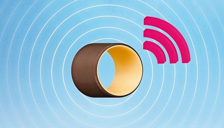 Smartes Polymerlager kündigt Verschleiß an