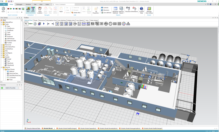 Software für das 3-D-Modellieren von Anlagen