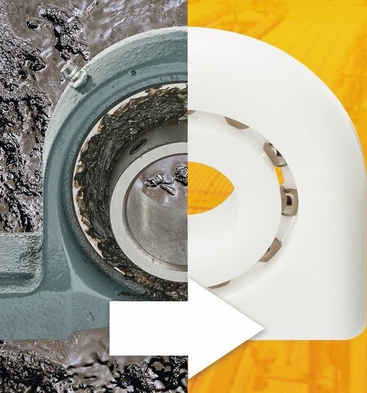 Stehlager für hohe Hygieneanforderungen