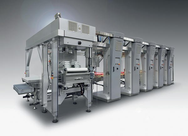 Tray-Entstapler unterstützt Roboter