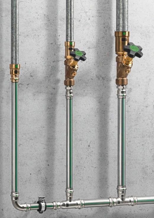 Übergänge für Trinkwasserinstallationen