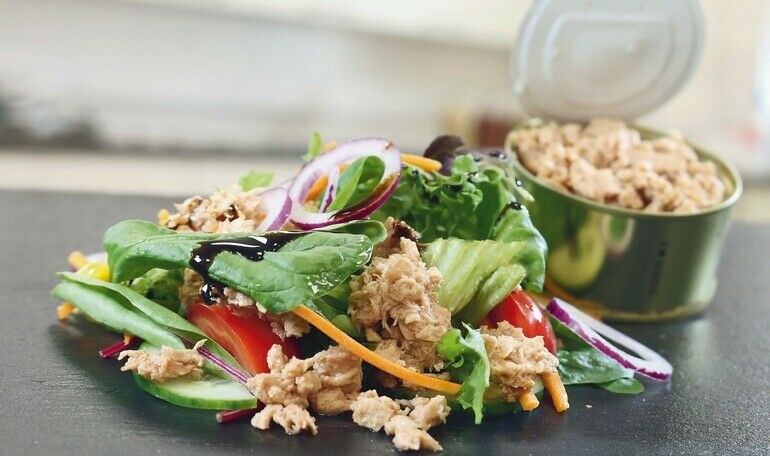 Veganer Thunfischersatz