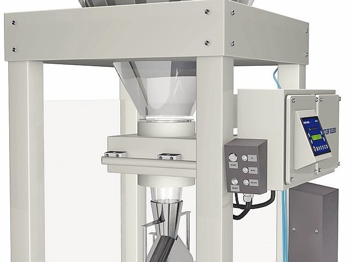 Vertikal arbeitendes Metallsuchgerät