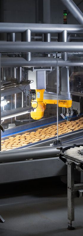 Zwiebackscheiben mithilfe von KI kontrolliert